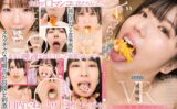 【VR】咀嚼物VR 食べてる女の口の中 aquma00078