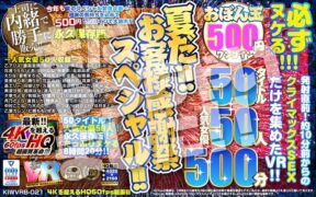 【VR】【500円ワンコイン】夏だ！！お客様感謝祭スペシャル！！ おぼん玉 50タイトル 人気女優50人 500分 こあらVR極 超4KHQ 60fps 【永久保存版】 kiwvrb00021