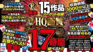【VRお中元】P-BOX VR厳選 15作品ノーカット収録 60fps HQ画質 17時間超ベスト！！ pxvr00065